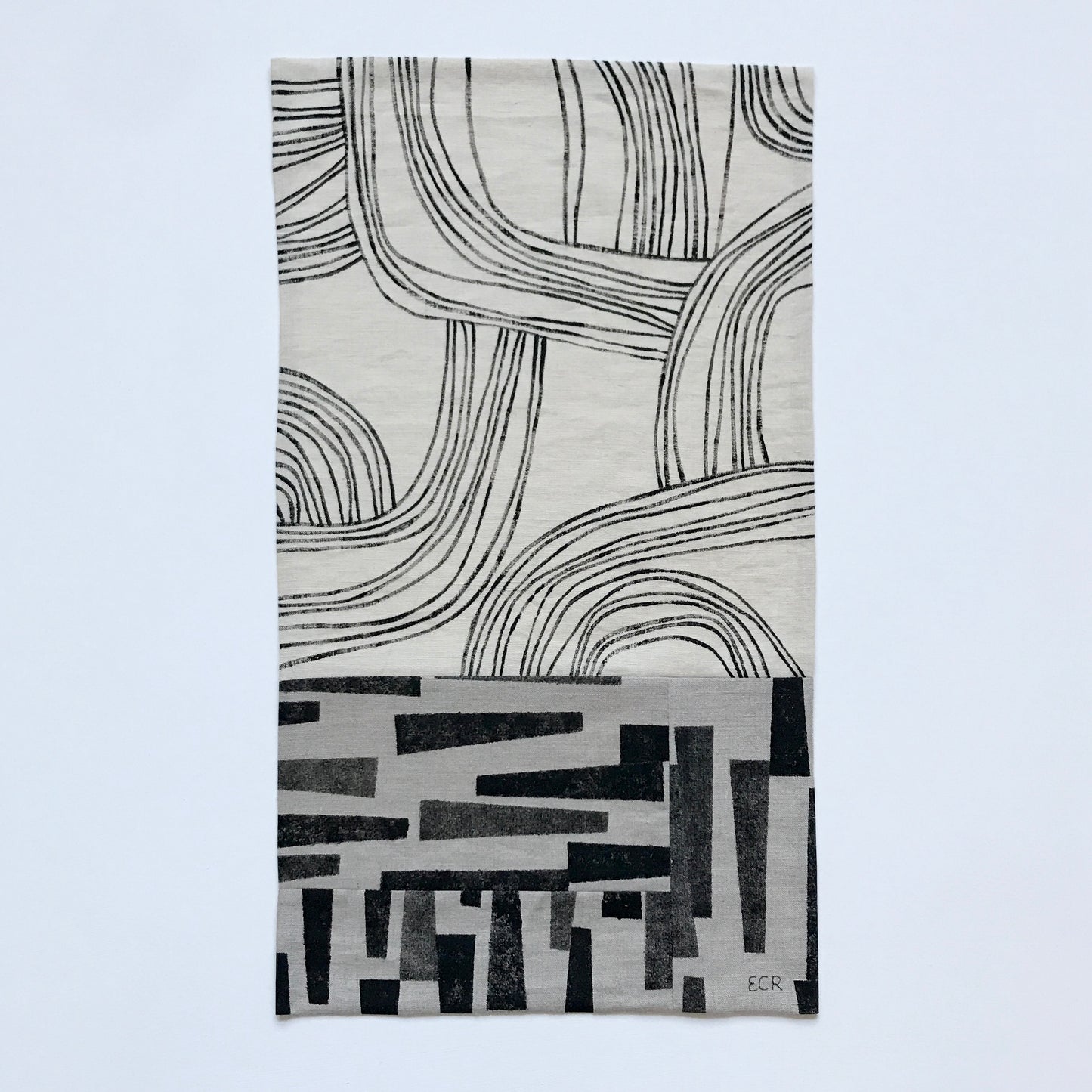 STITCHED TEXTILE - LOOSE LINES