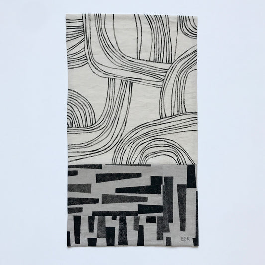 STITCHED TEXTILE - LOOSE LINES