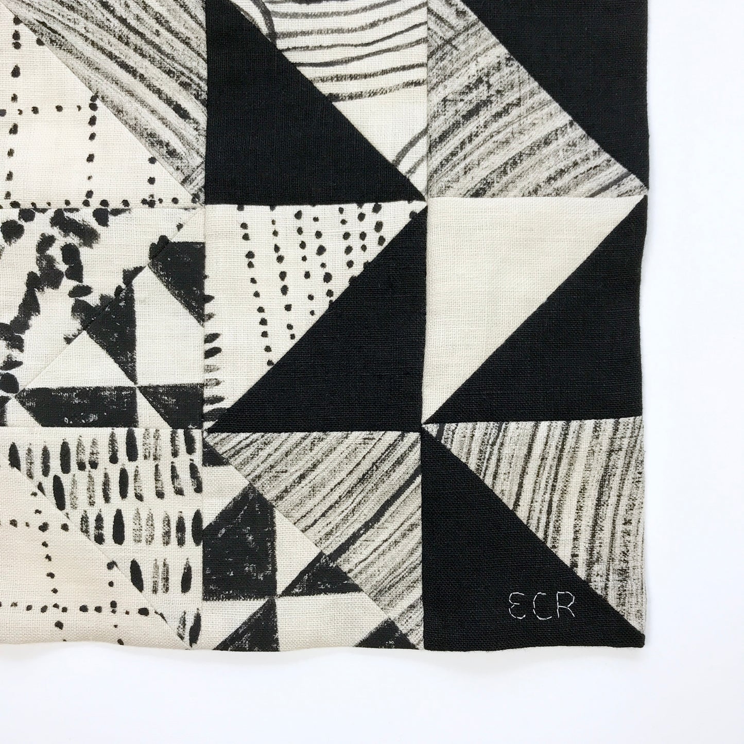 STITCHED TEXTILE - OMBRÉ TRIANGLES