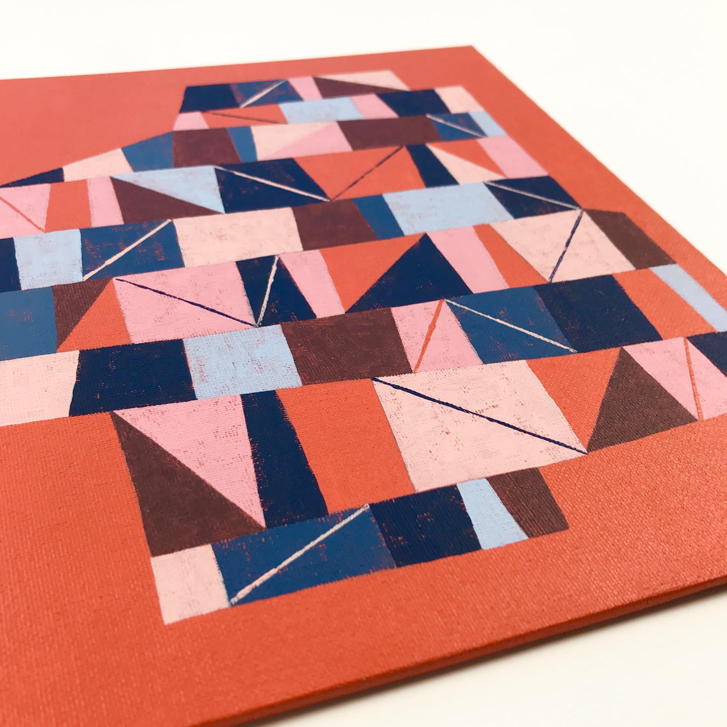 ORIGINAL PAINTING - SUM OF PARTS (RED)