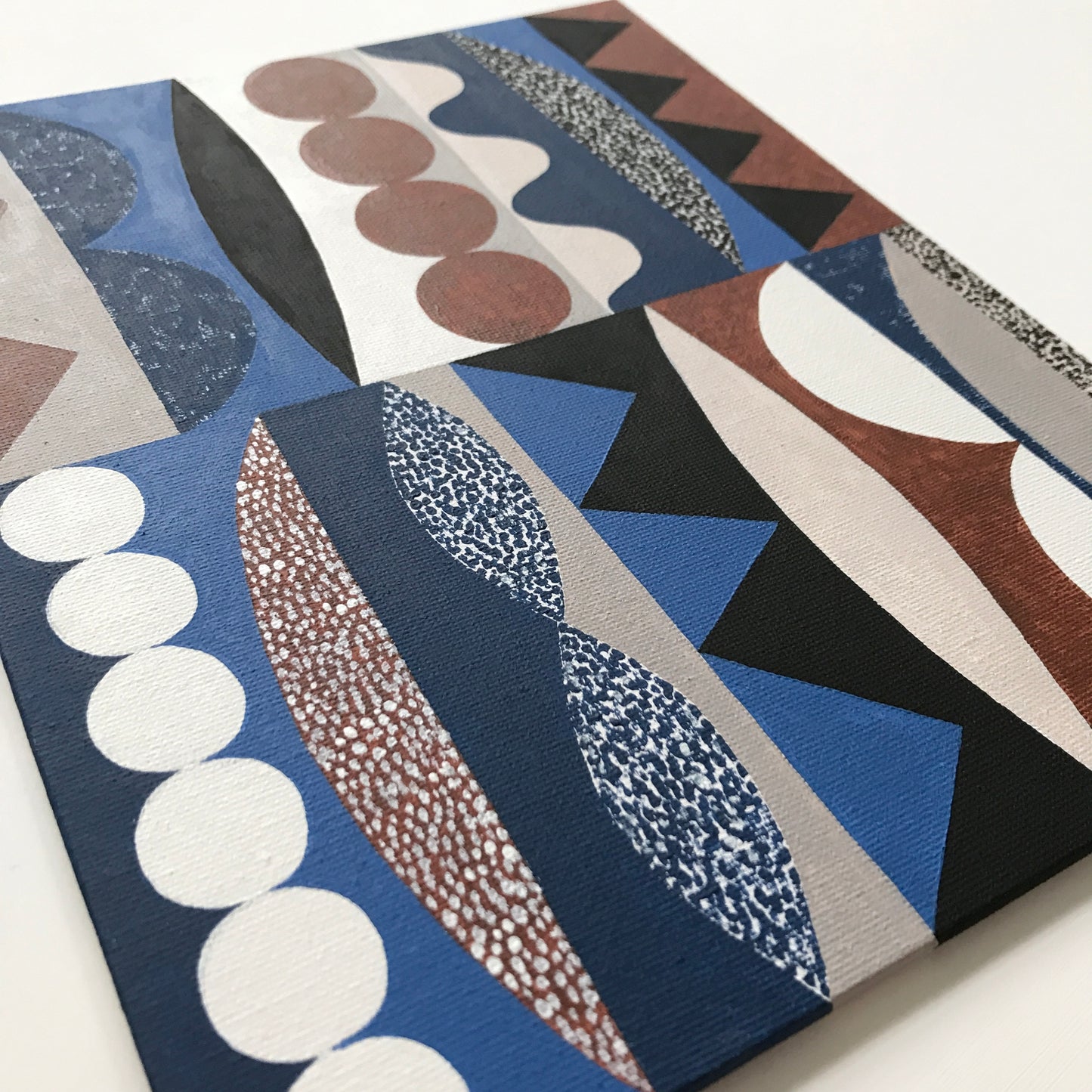 ORIGINAL PAINTING - ASSEMBLED SHAPES No2