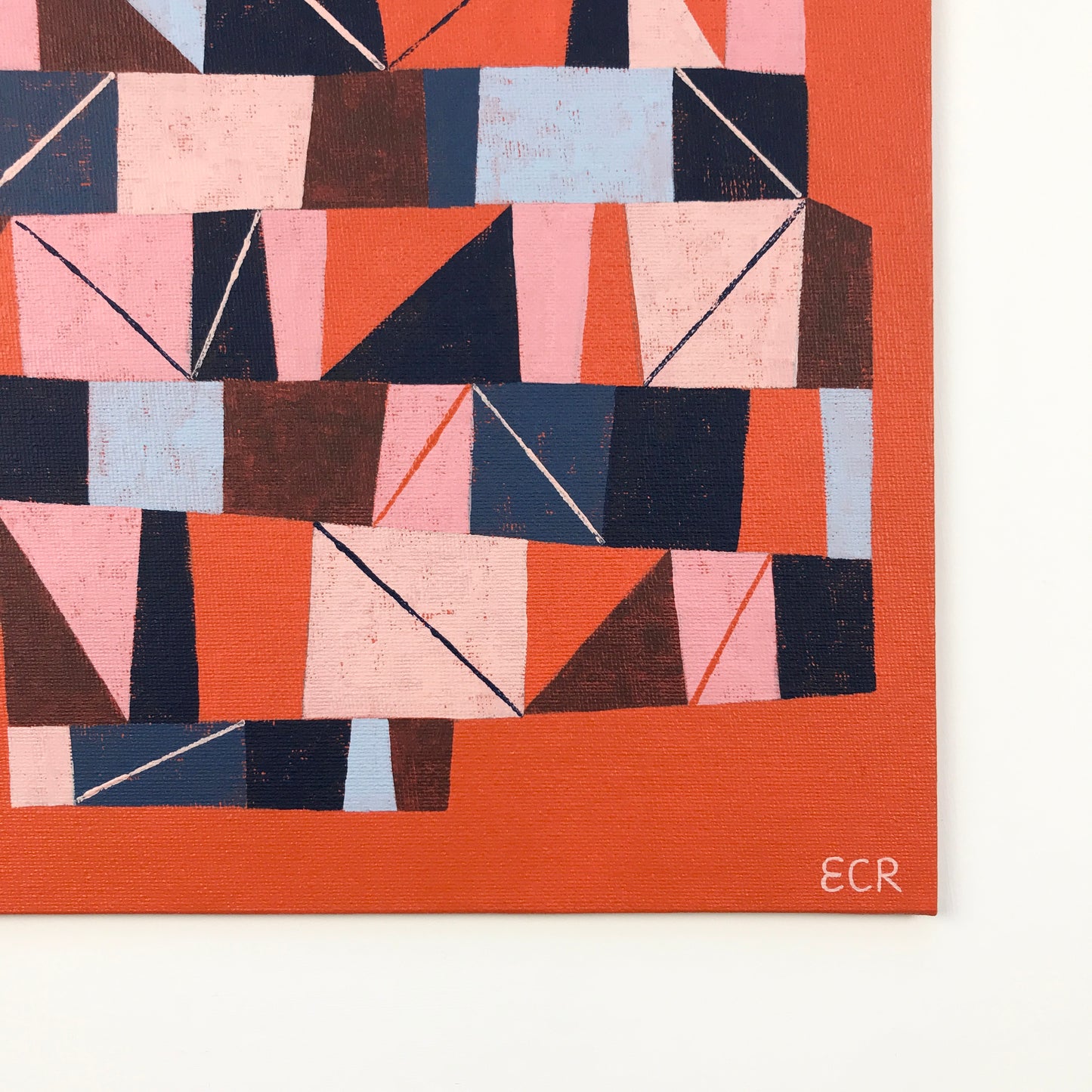 ORIGINAL PAINTING - SUM OF PARTS (RED)