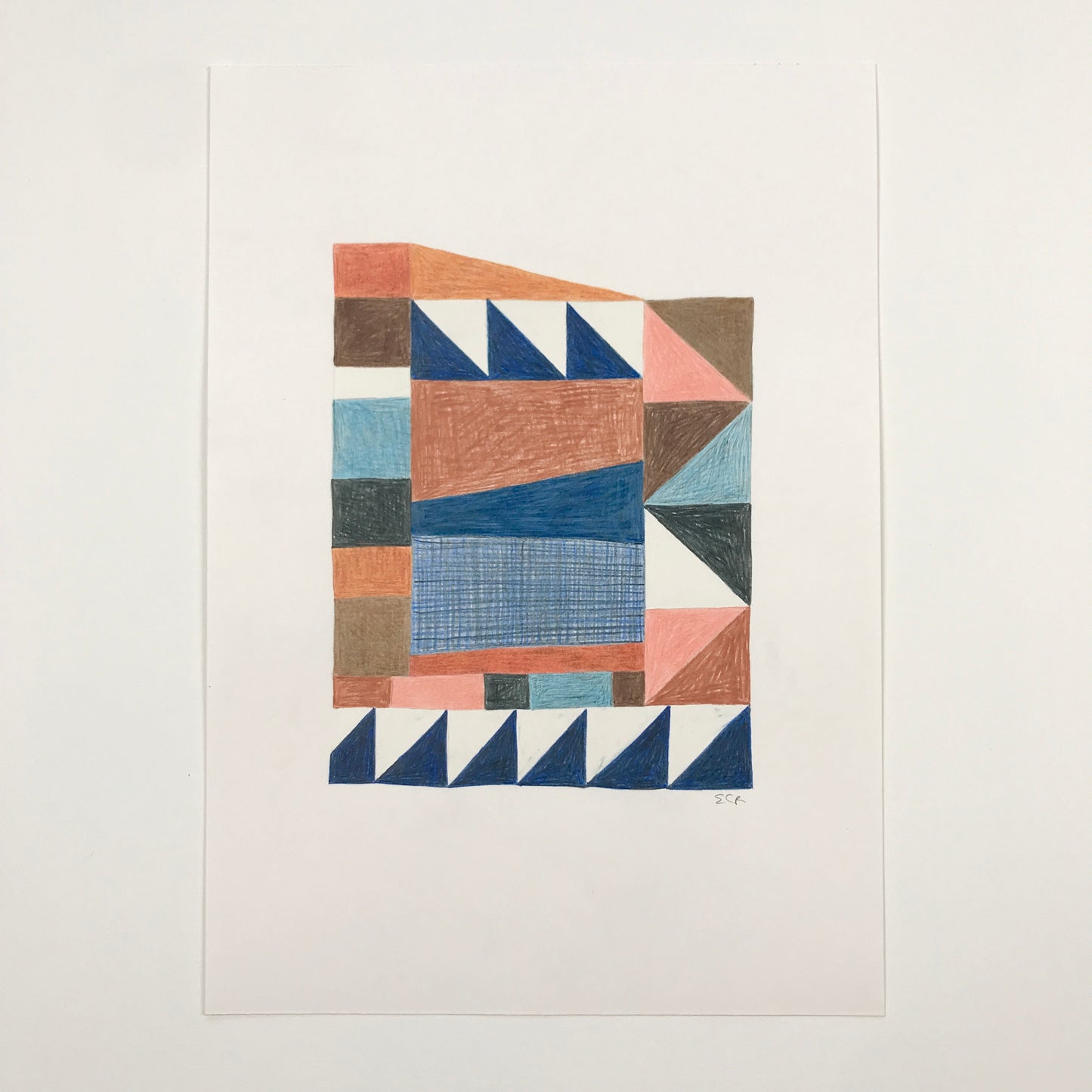 ORIGINAL DRAWING - QUILT No4