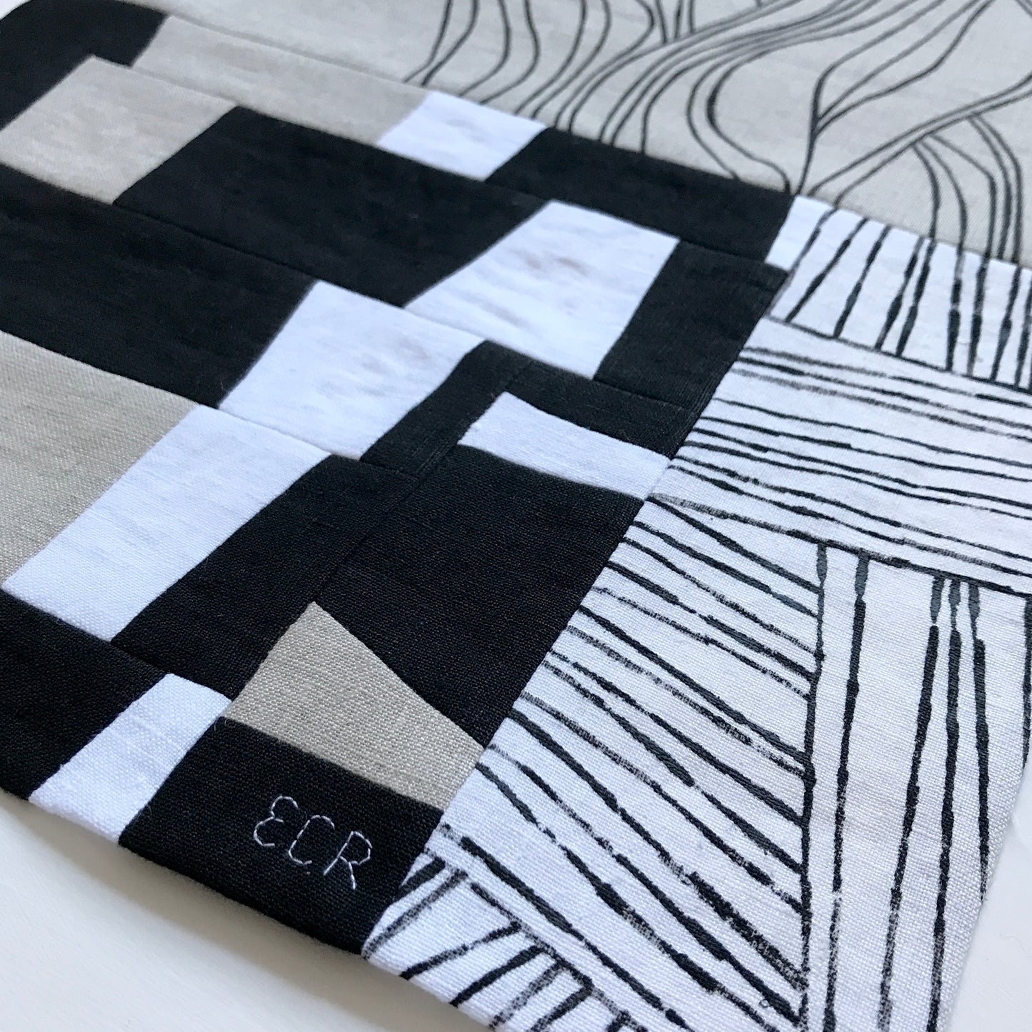 STITCHED TEXTILE - BLOCK PARTY