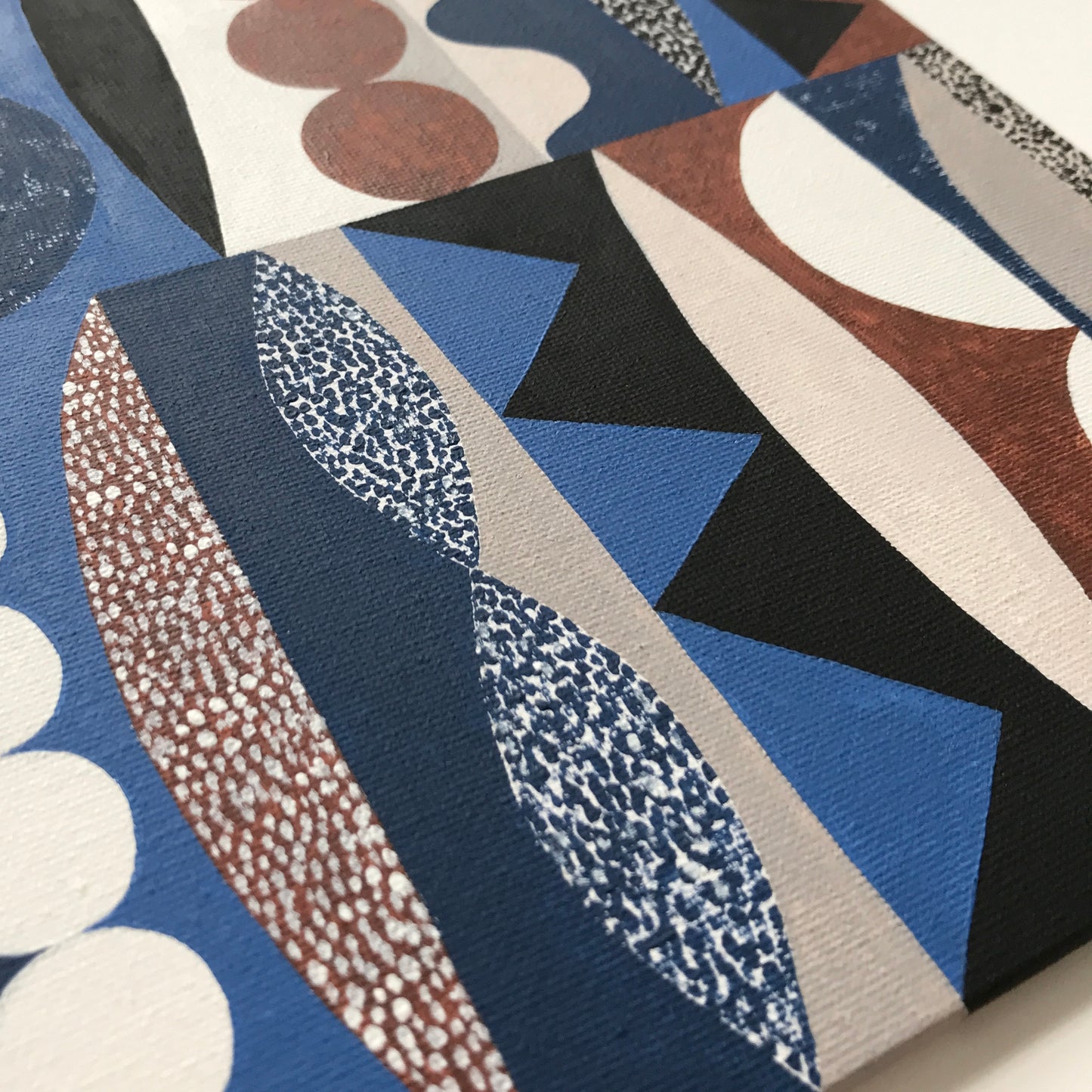 ORIGINAL PAINTING - ASSEMBLED SHAPES No2