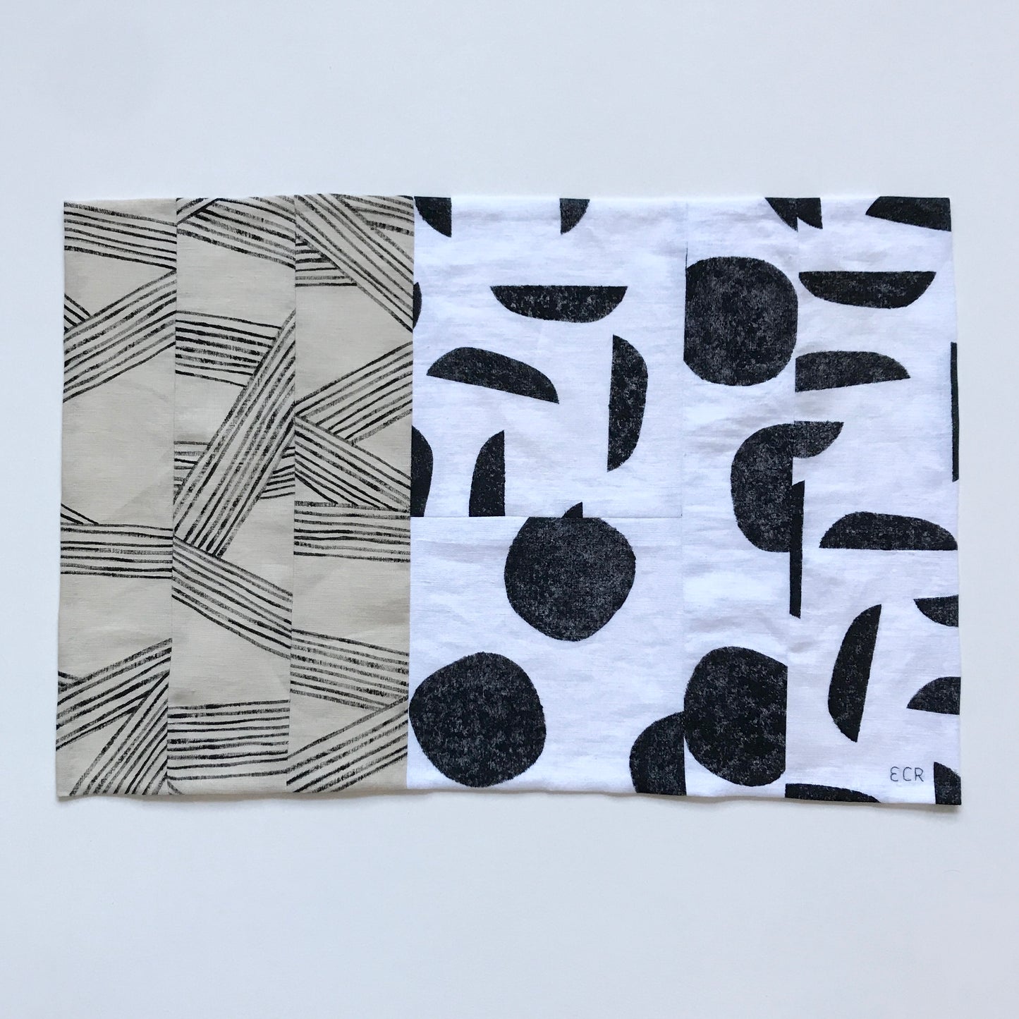 STITCHED TEXTILE - LANDSCAPE LINES