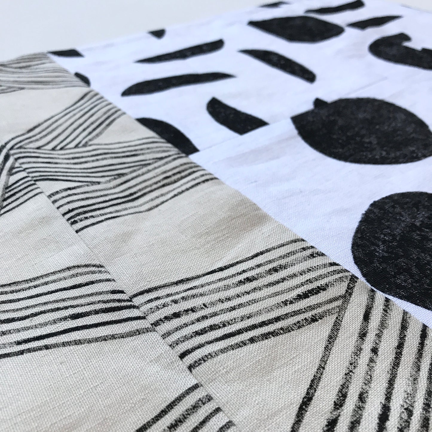 STITCHED TEXTILE - LANDSCAPE LINES