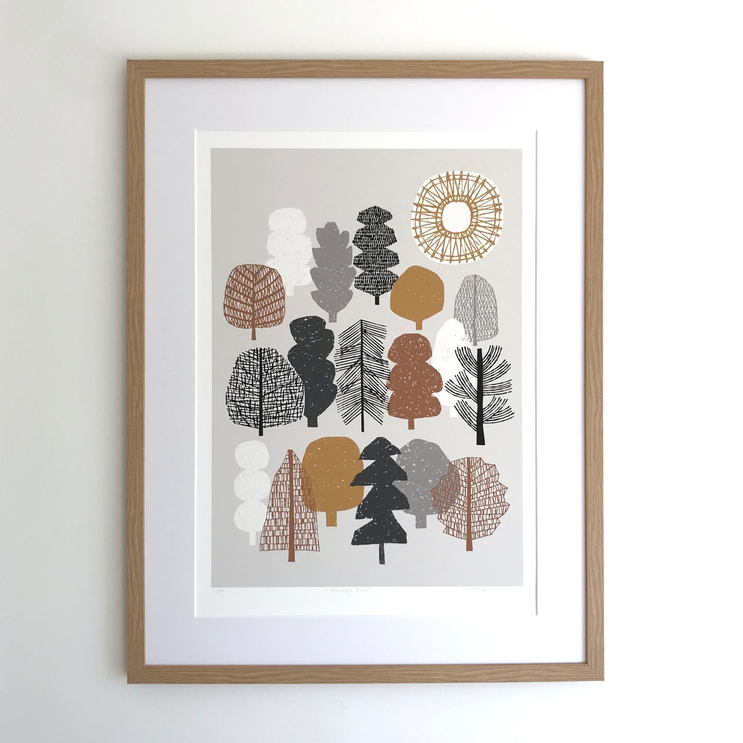 LIMITED EDITION PRINT - FOREST SUN