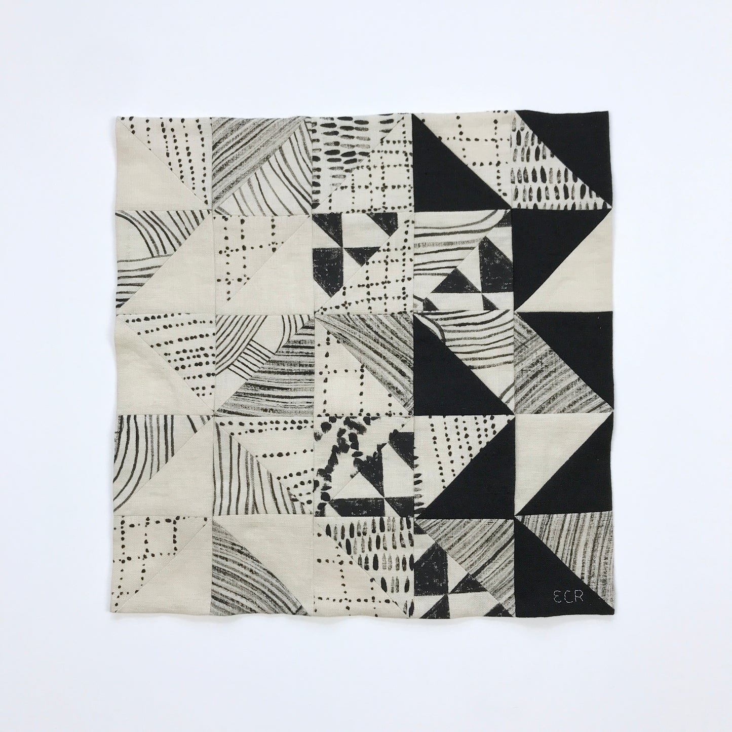 STITCHED TEXTILE - OMBRÉ TRIANGLES