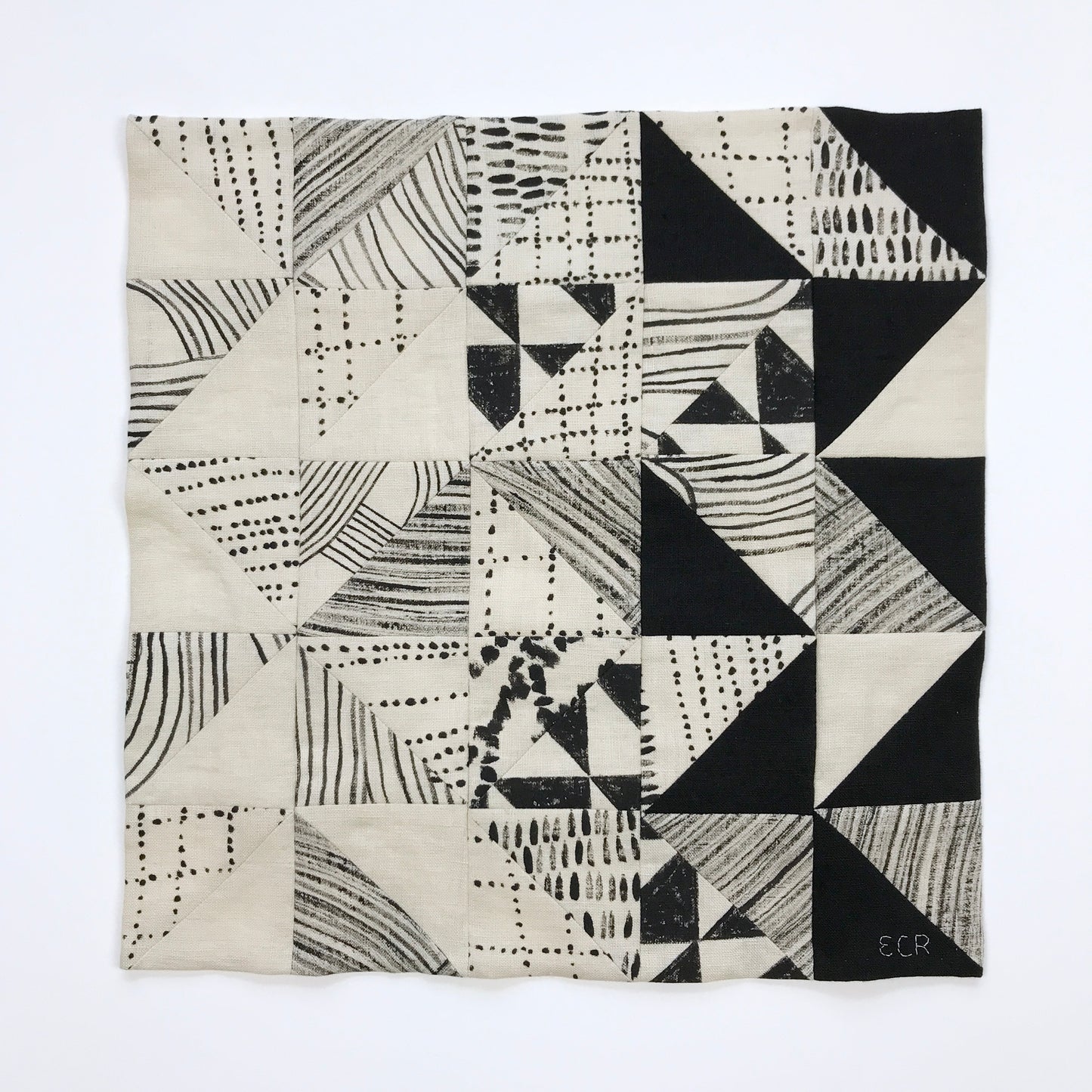 STITCHED TEXTILE - OMBRÉ TRIANGLES