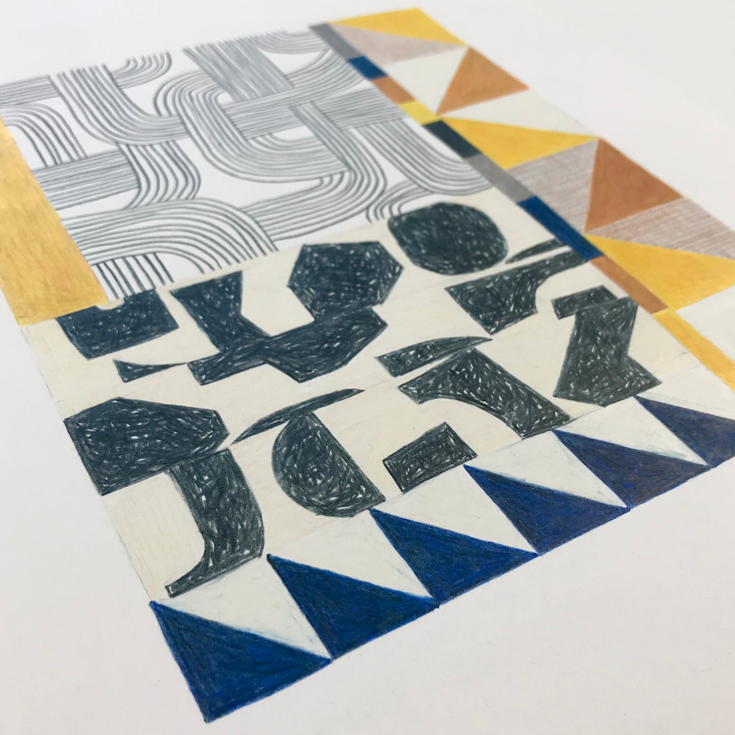 ORIGINAL DRAWING - QUILT No3