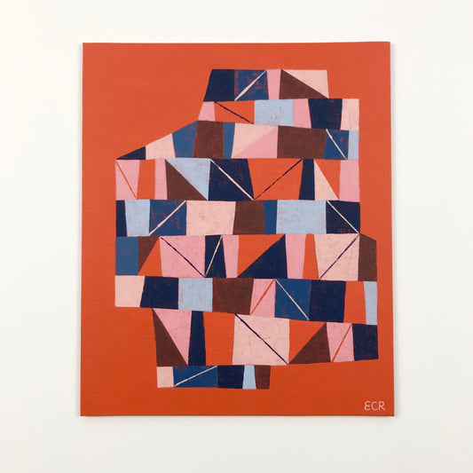 ORIGINAL PAINTING - SUM OF PARTS (RED)