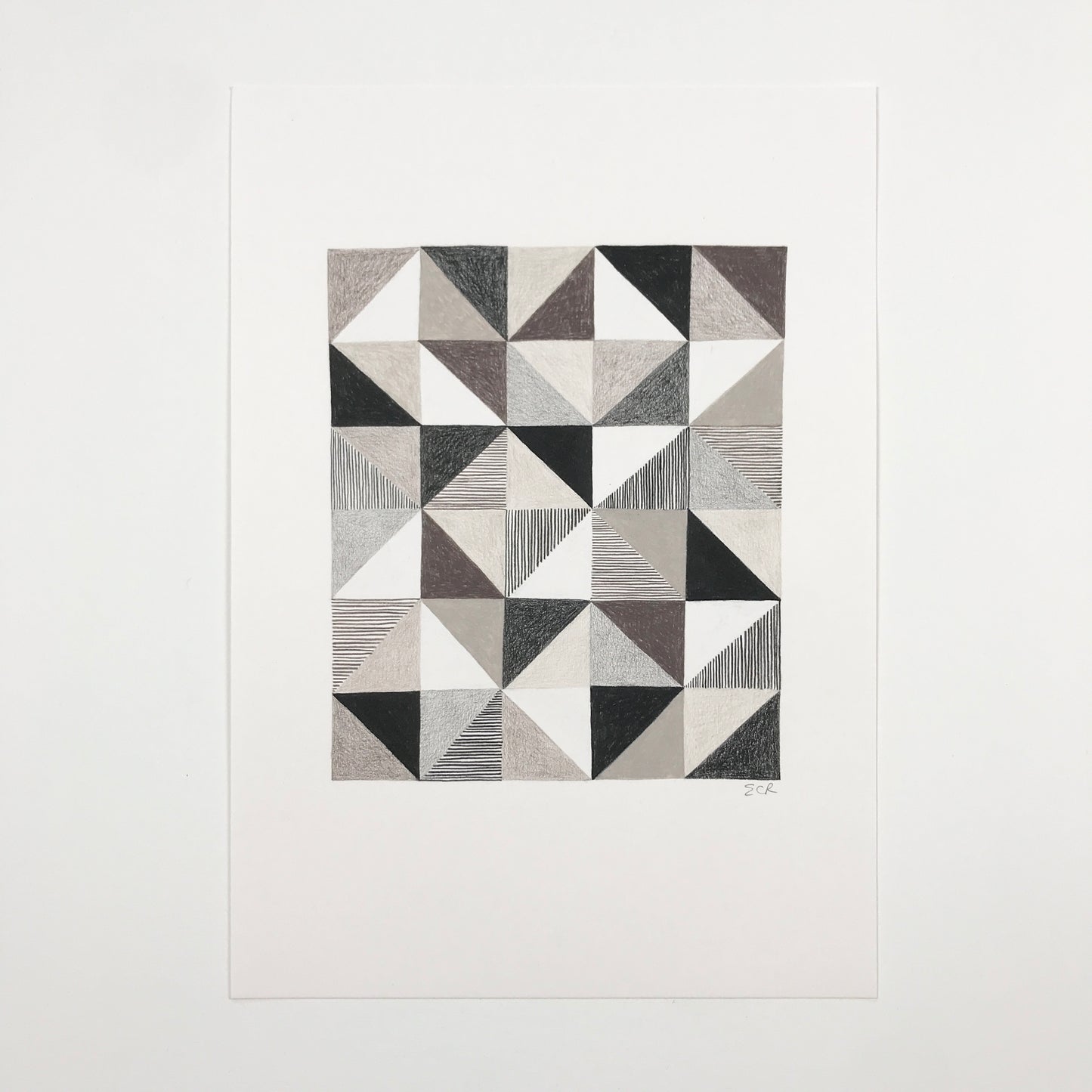 ORIGINAL DRAWING - QUILT No6
