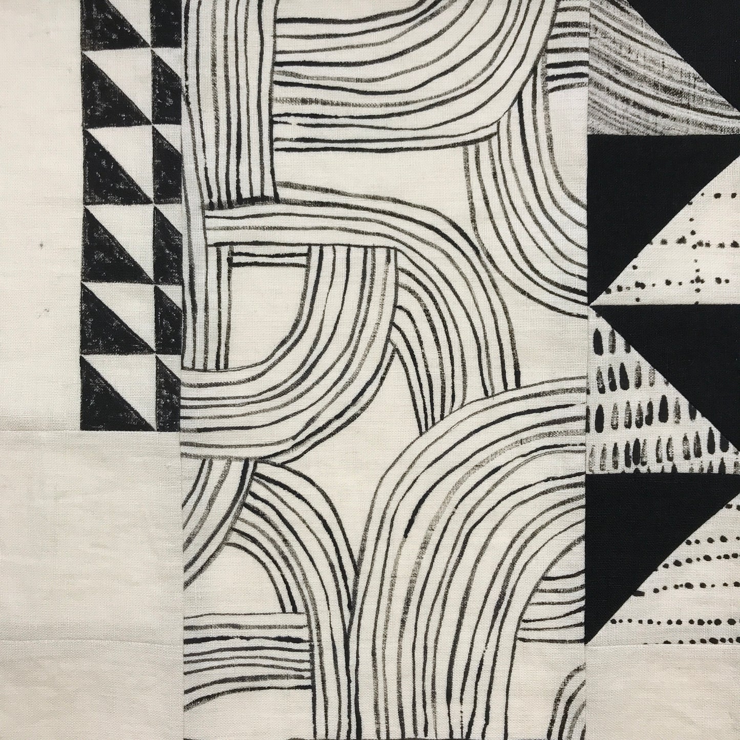 STITCHED TEXTILE - CURVES