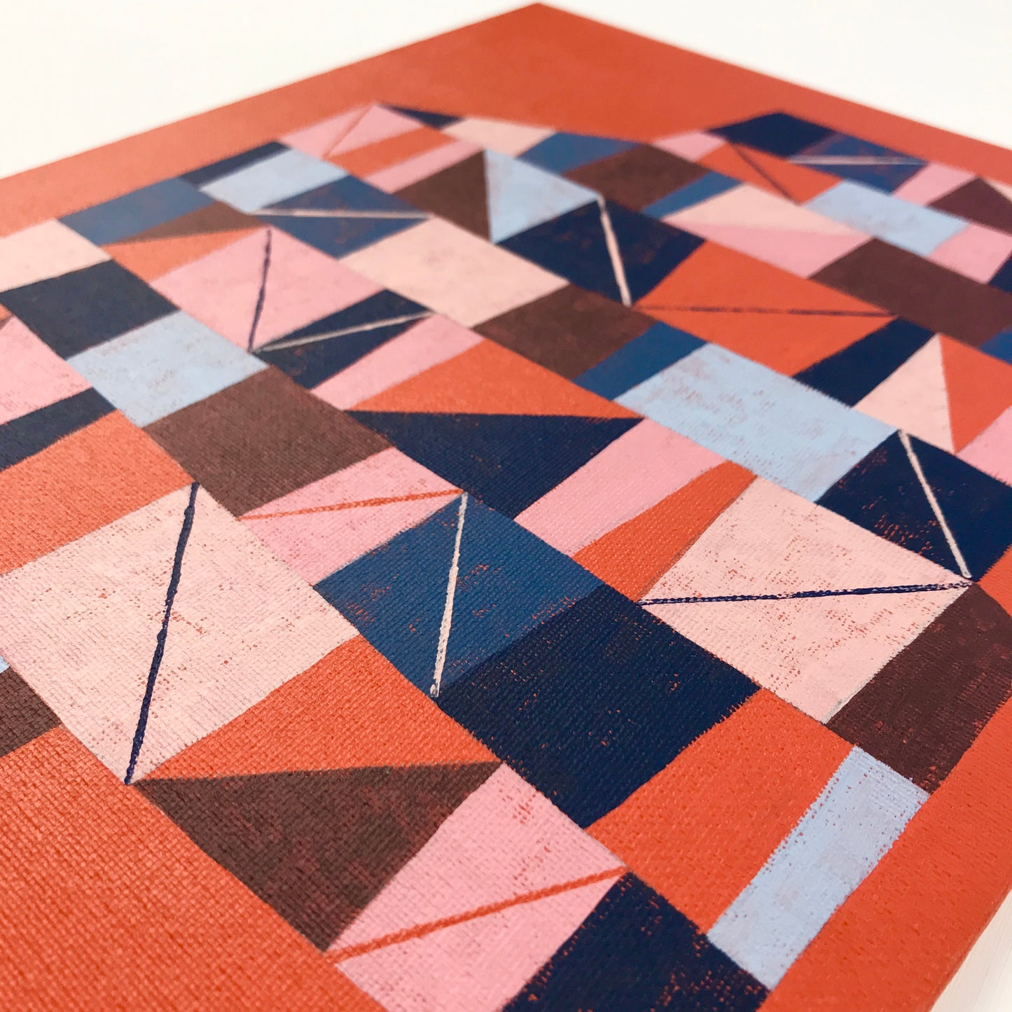 ORIGINAL PAINTING - SUM OF PARTS (RED)