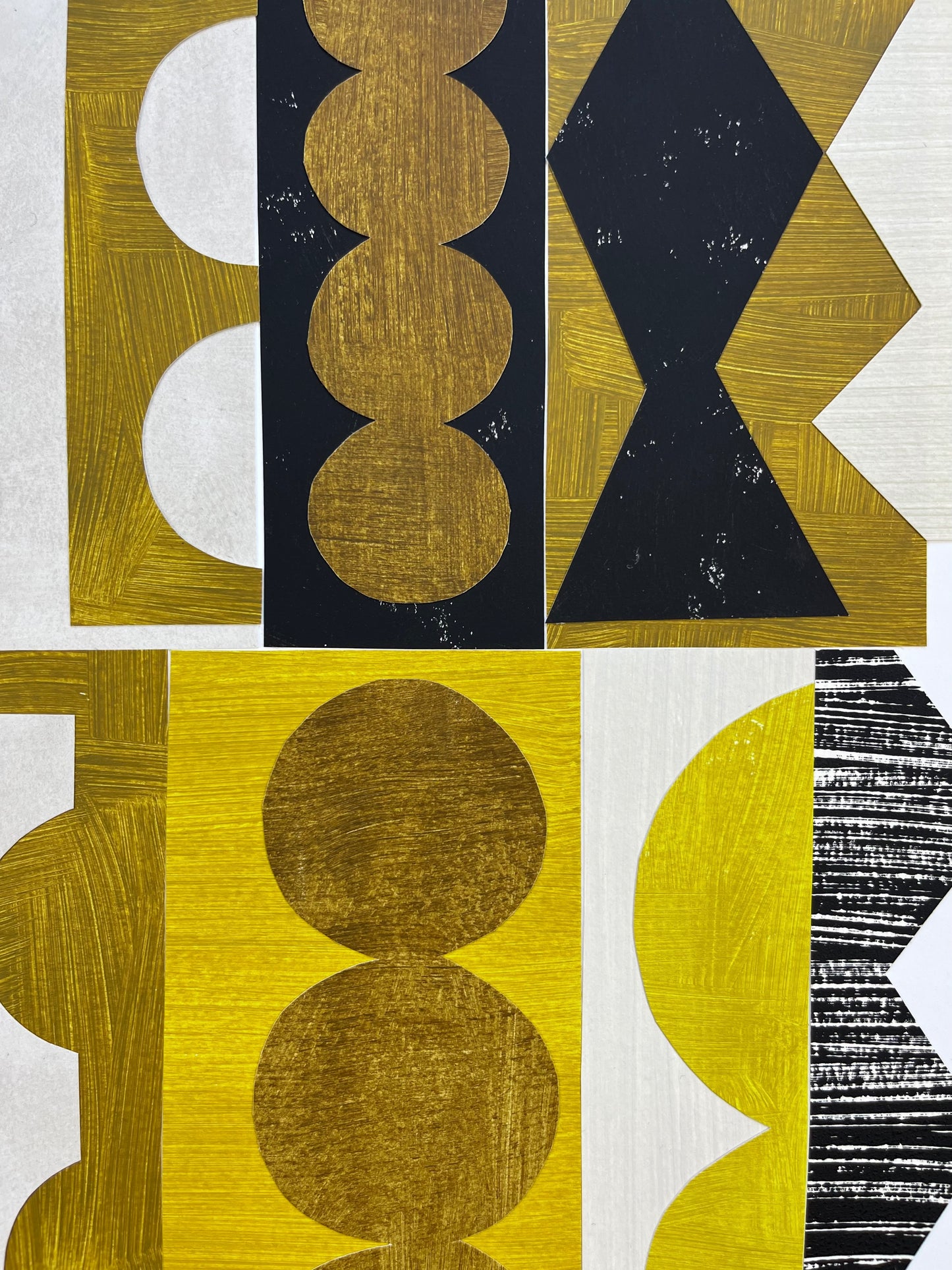 PAPER COLLAGE - JAZZ (YELLOW)