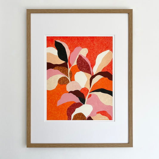 OPEN EDITION PRINT - COLOUR GARDEN (FLAME)