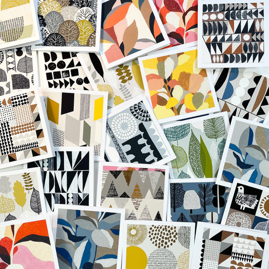 BLANK GREETING CARDS - PACK OF 5