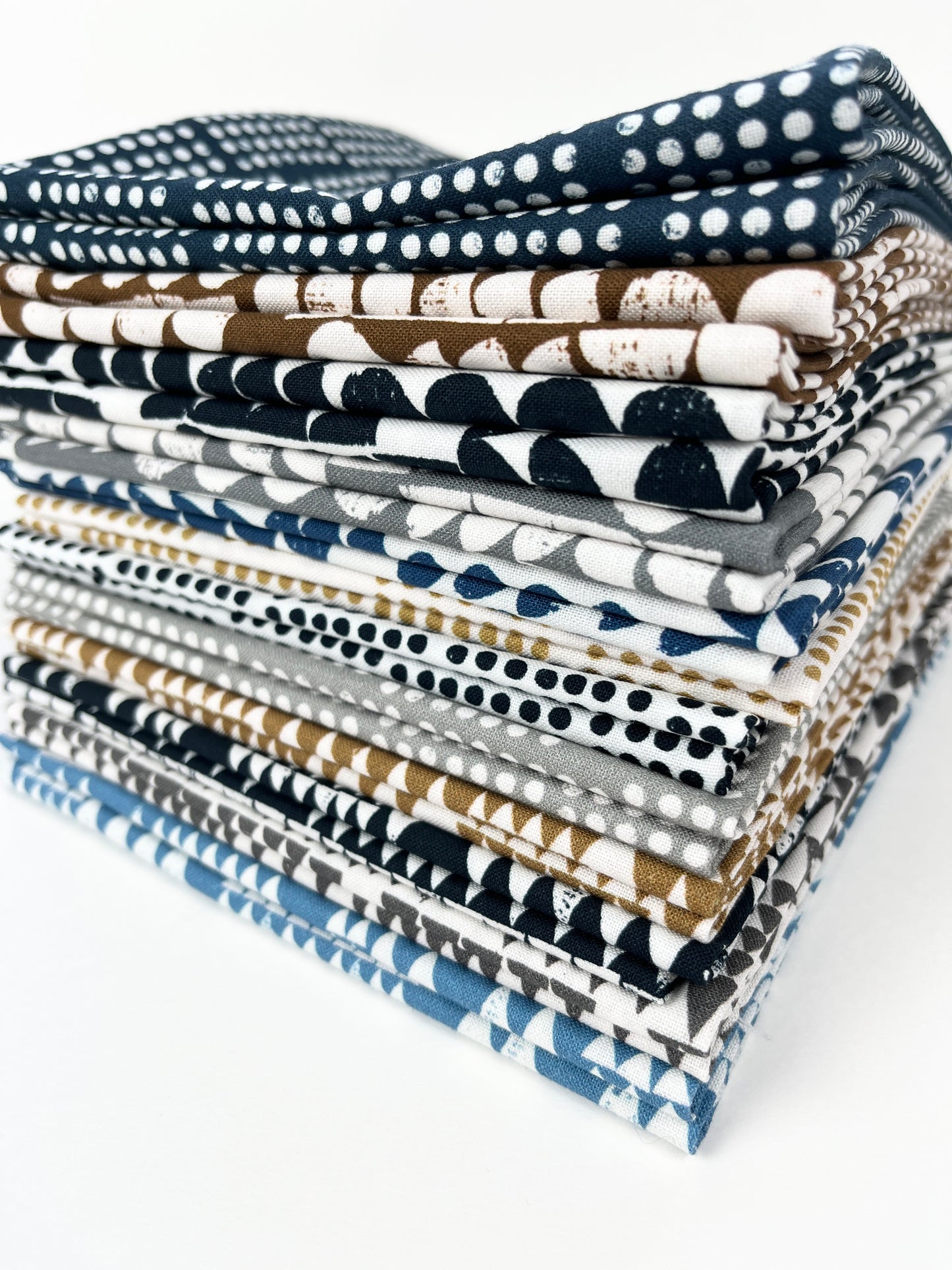 FAT QUARTER BUNDLE - IMPRINT organic quilting cotton