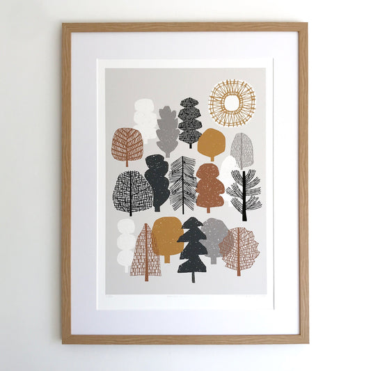 LIMITED EDITION PRINT - FOREST SUN