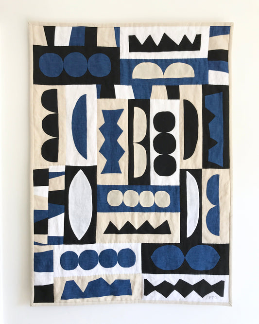 WALL QUILT BIG BLUE