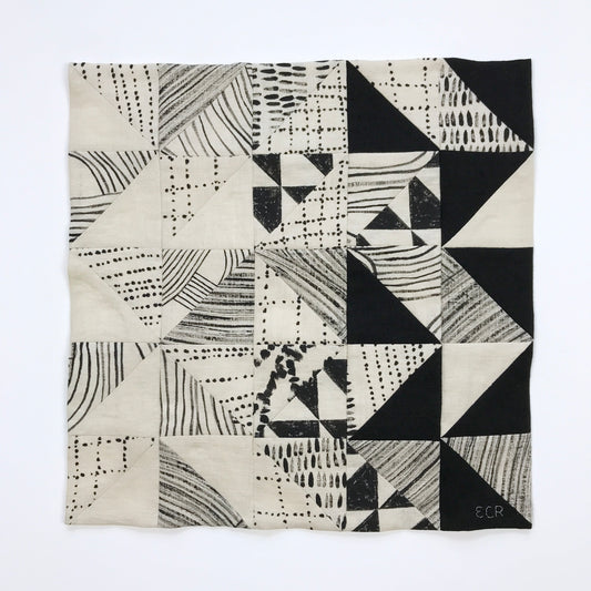 STITCHED TEXTILE - OMBRÉ TRIANGLES