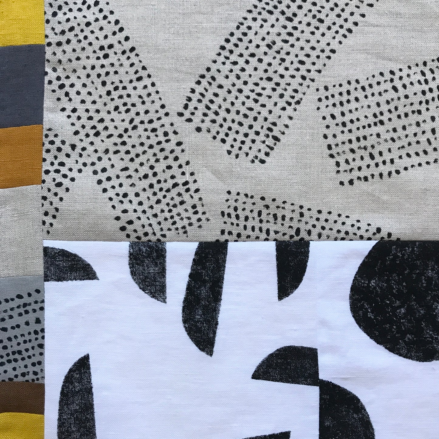 STITCHED TEXTILE - DOTS AND SPOTS